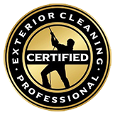 Exterior cleaning professionl certified